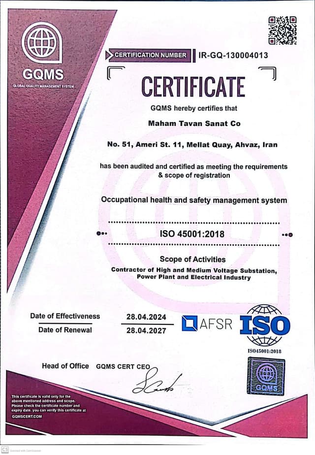 cetificate